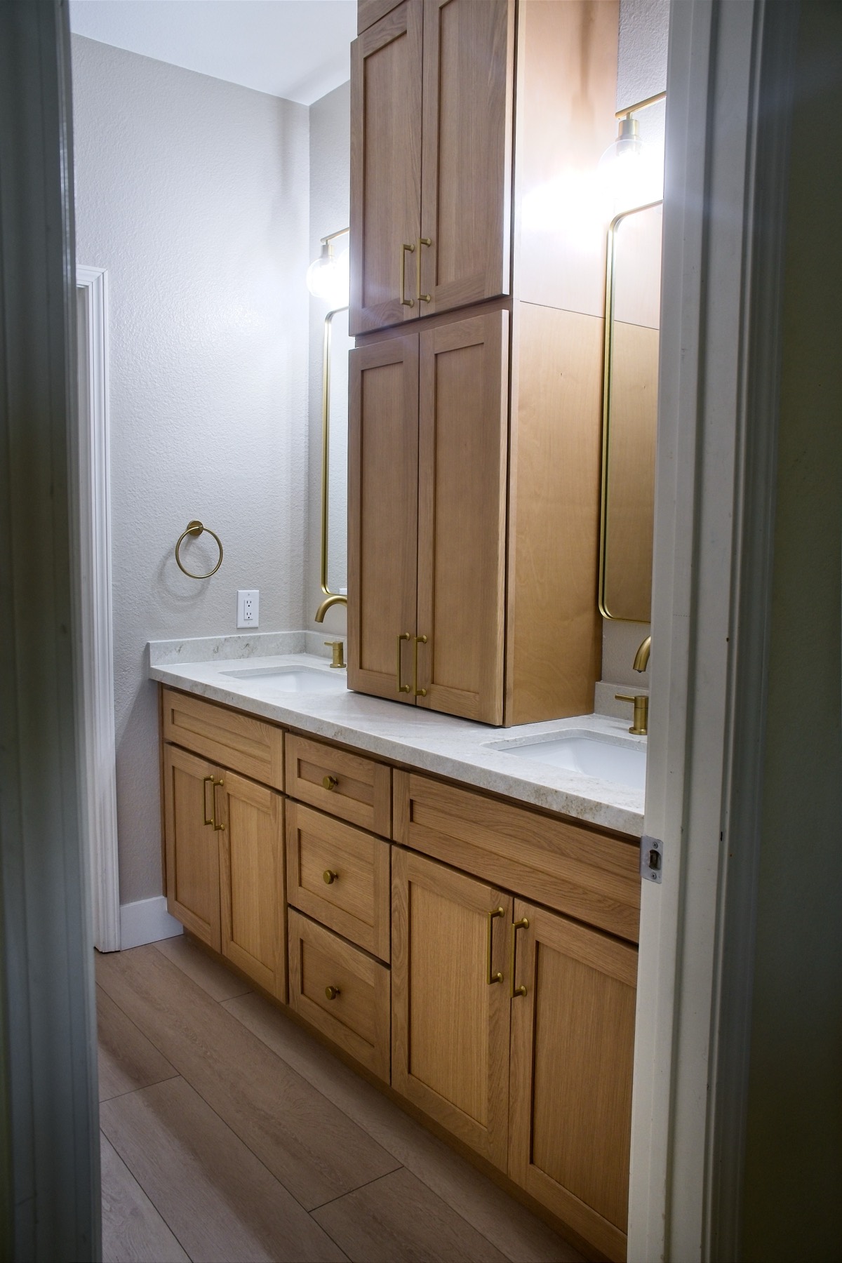 Full bathroom in an ADU